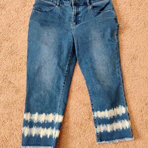 Chico's Girlfriend Capri Slim Leg Jeans .5 - Size 6